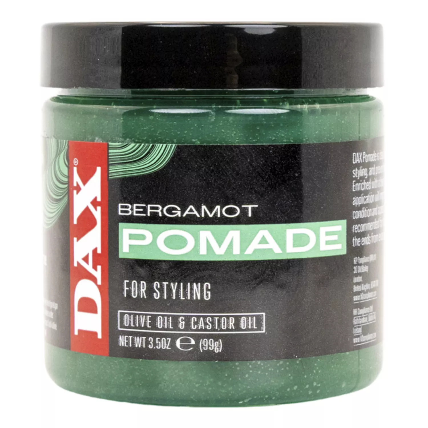 Dax Bergamot Pomade for Styling 3.5oz/ 100g
