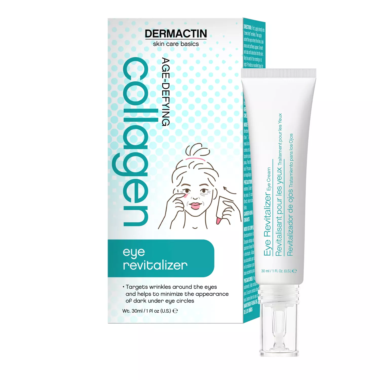 Dermactin Age Defying Collagen Eye Revitalizer 1oz/ 30ml