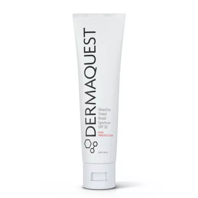 DermaQuest SheerZinc Tinted SPF 30 - 2 oz - Tan - Exp 4/26