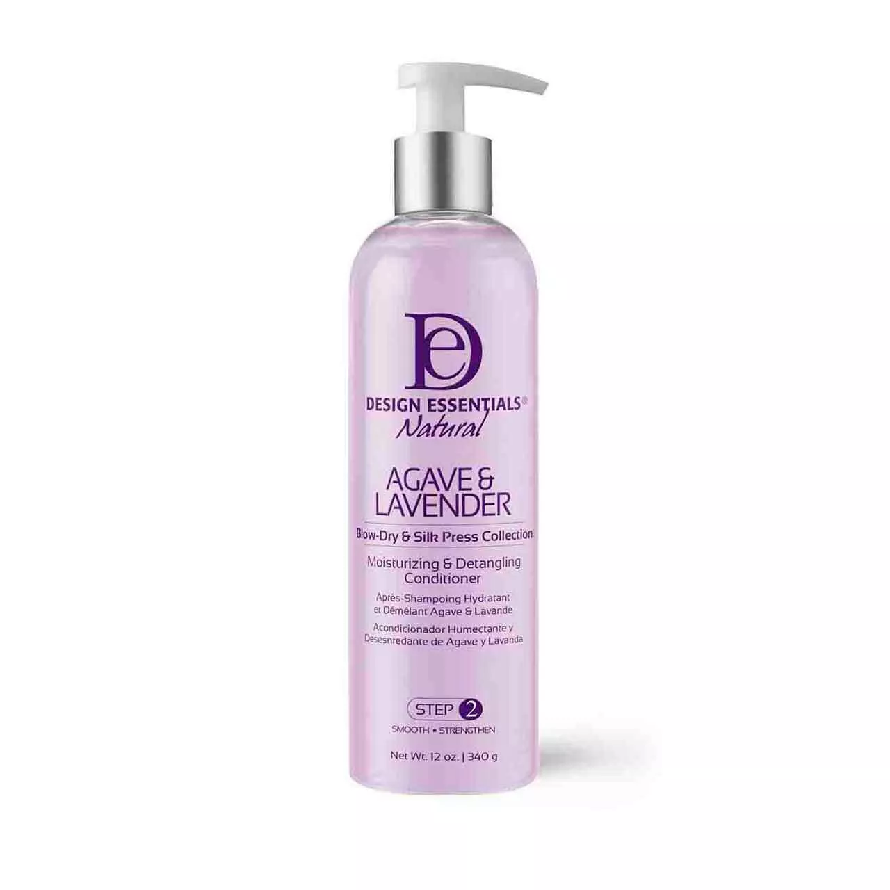 DESIGN ESSENTIALS AGAVE & LAVENDER MOISTURIZING & DETANGLING CONDITIONER 12 oz