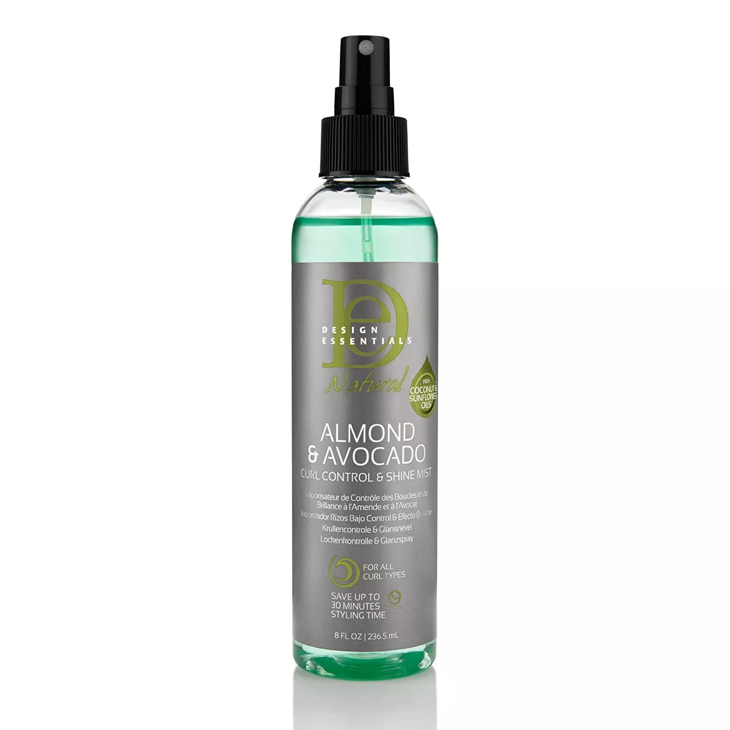 DESIGN ESSENTIALS ALMOND AVOCADO CURL CONTROL SPRAY 8oz