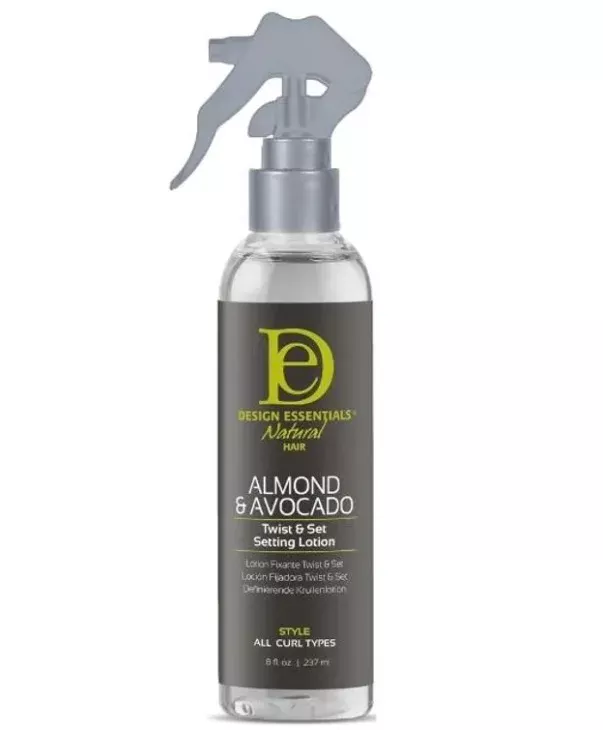 Design Essentials Natural Almond & Avocado Twist & Set Setting Lotion (8oz)