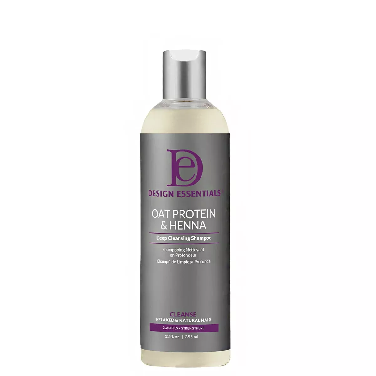 Design Essentials Oat Protein & Henna Deep Cleansing Shampoo 12oz