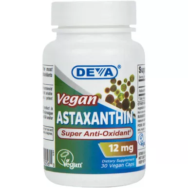 Deva Nutrition Vegan Astaxanthin 12 mg - 30 Caps