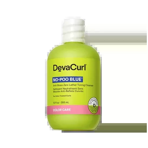 DevaCurl No-Poo Blue Anti-Brass Zero Lather Toning Cleanser 12oz