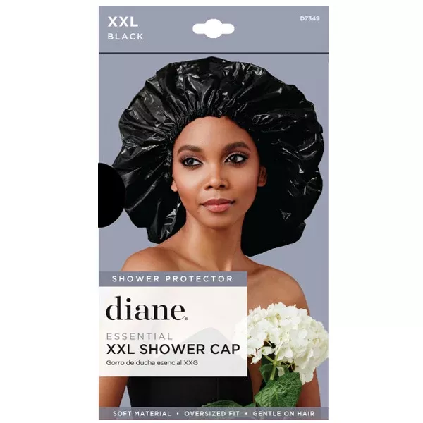 Diane D7349 Essential XXL Shower Cap - Black
