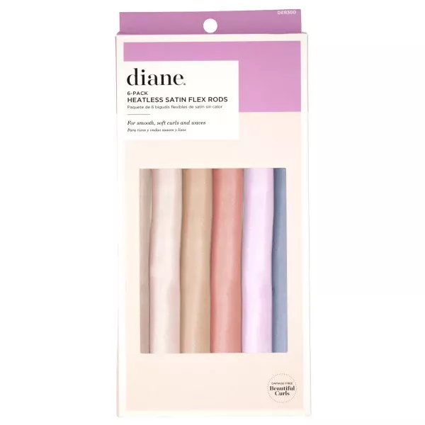 Diane DER300 Heatless Satin Flex Rods
