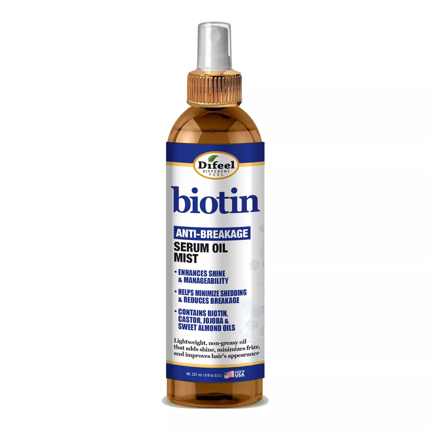 Difeel Biotin Anti-Breakage Serum Oil Mist 8oz/ 237ml