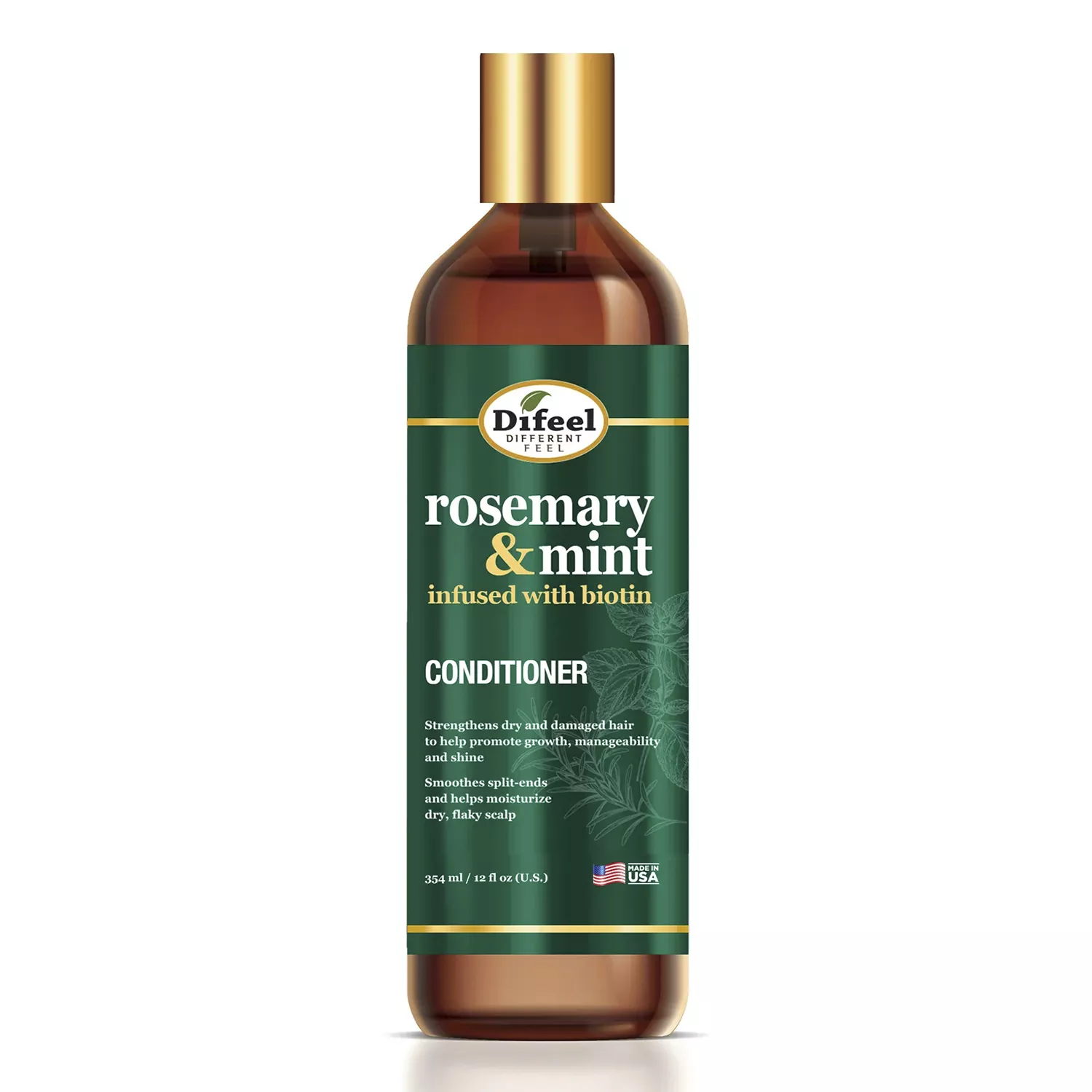 Difeel Elevated Rosemary & Mint Biotin Conditioner 12oz/354ml