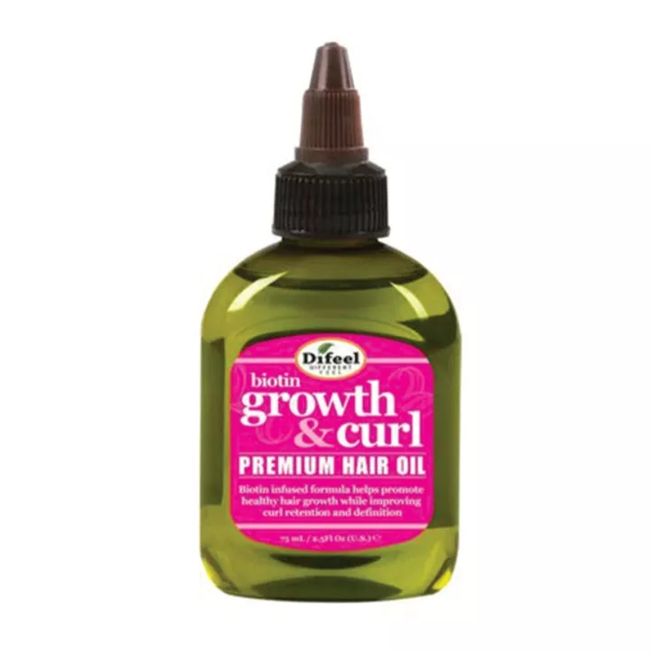 DIFEEL GROWTH & CURL BIOTIN PREMIUM HAIR OIL 2.5 oz
