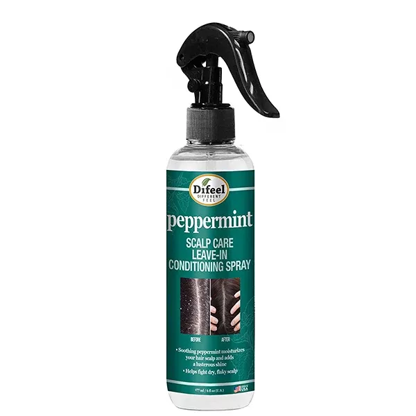 Difeel Peppermint Scalp Care Leave-In Conditioning Spray 6oz