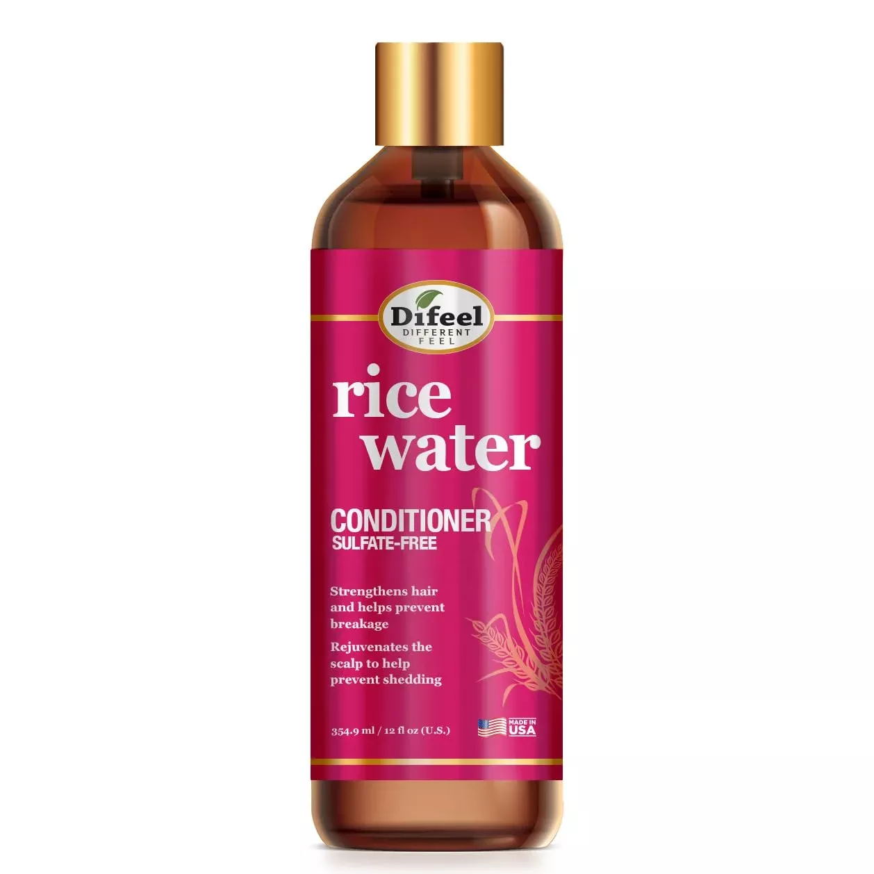 Difeel Rice Water Strengthening Conditioner (12 oz)