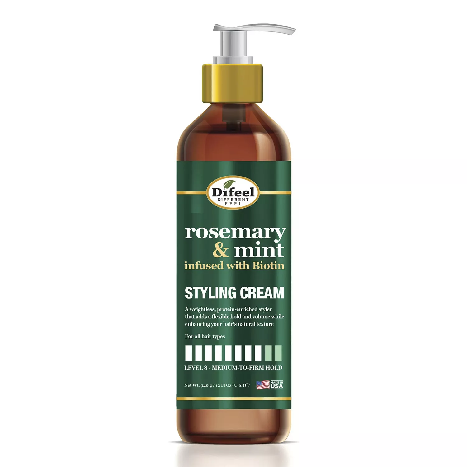 Difeel Rosemary & Mint Styling Cream 12oz/ 340g