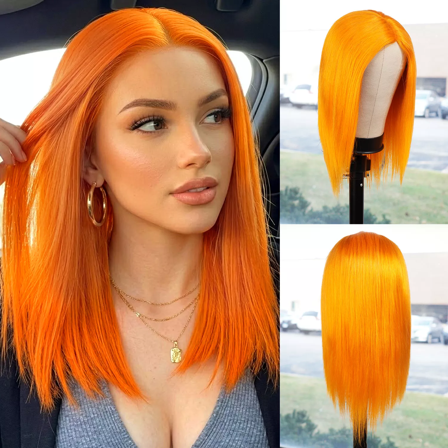 Diva Queen 100% Virgin Human Hair Lace Part Wig 1814