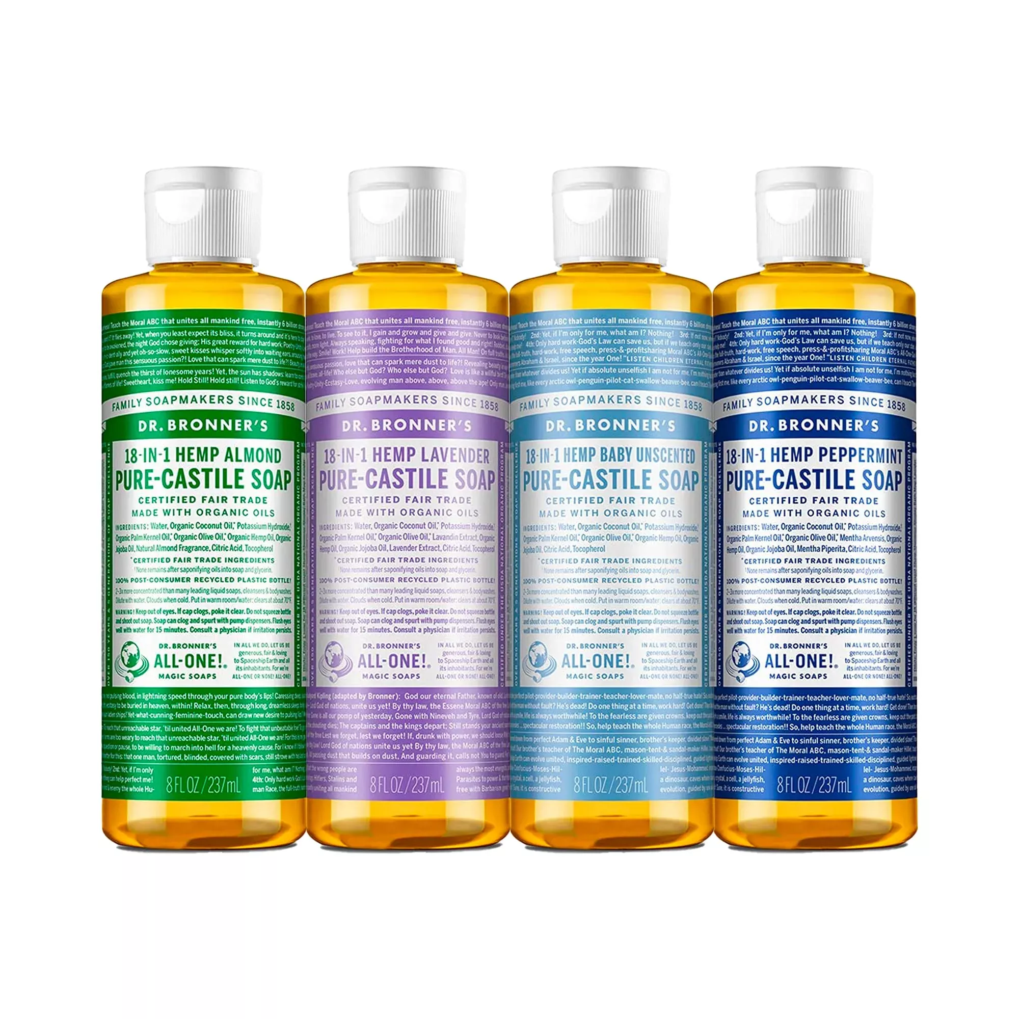 Dr. Bronner's Organic Pure Castile Liquid Soap