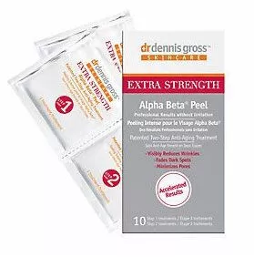 Dr. Dennis Gross Skincare Extra Strength Alpha Beta Face Peel, 10 packets