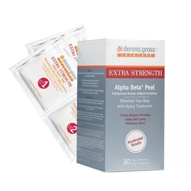 Dr. Dennis Gross Skincare Extra Strength Alpha Beta Face Peel, 30 packets