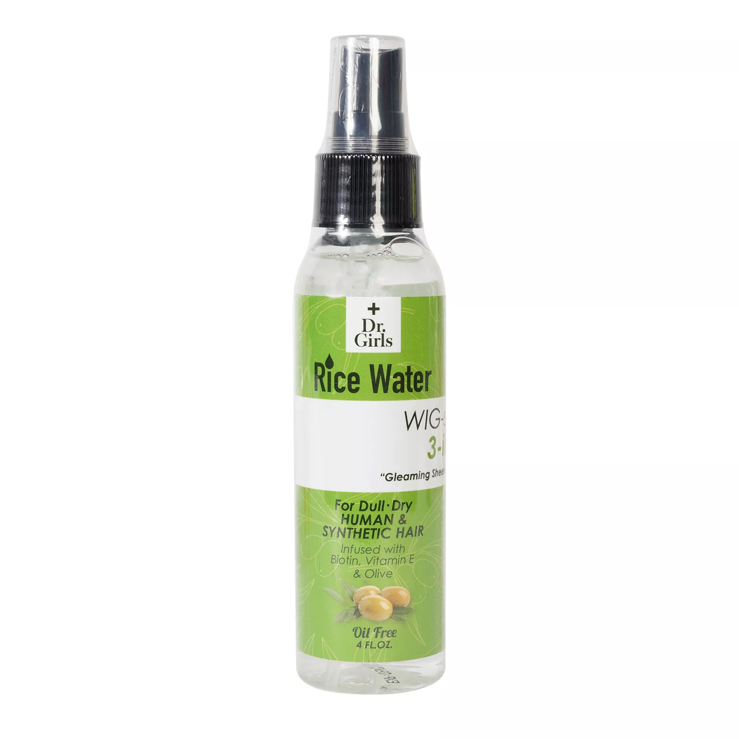 Dr.Girls Rice Water Wig-Shining 3 in 1 Spray 4oz