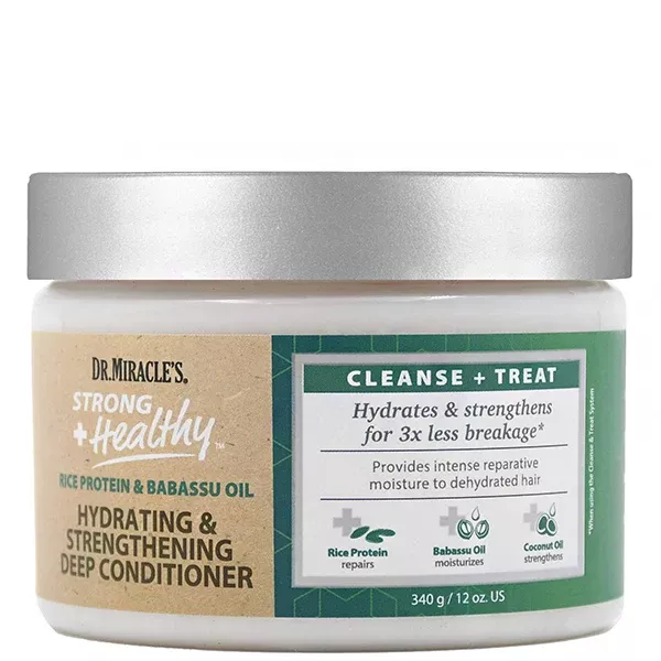 Dr. Miracle's Strong + Healthy Hydrating & Strengthening Deep Conditioner 12oz
