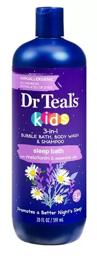 Dr Teals Kids 3-In-1 Shampoo/ Bath/Body Wash Sleep Bath 20oz(Item#11013)