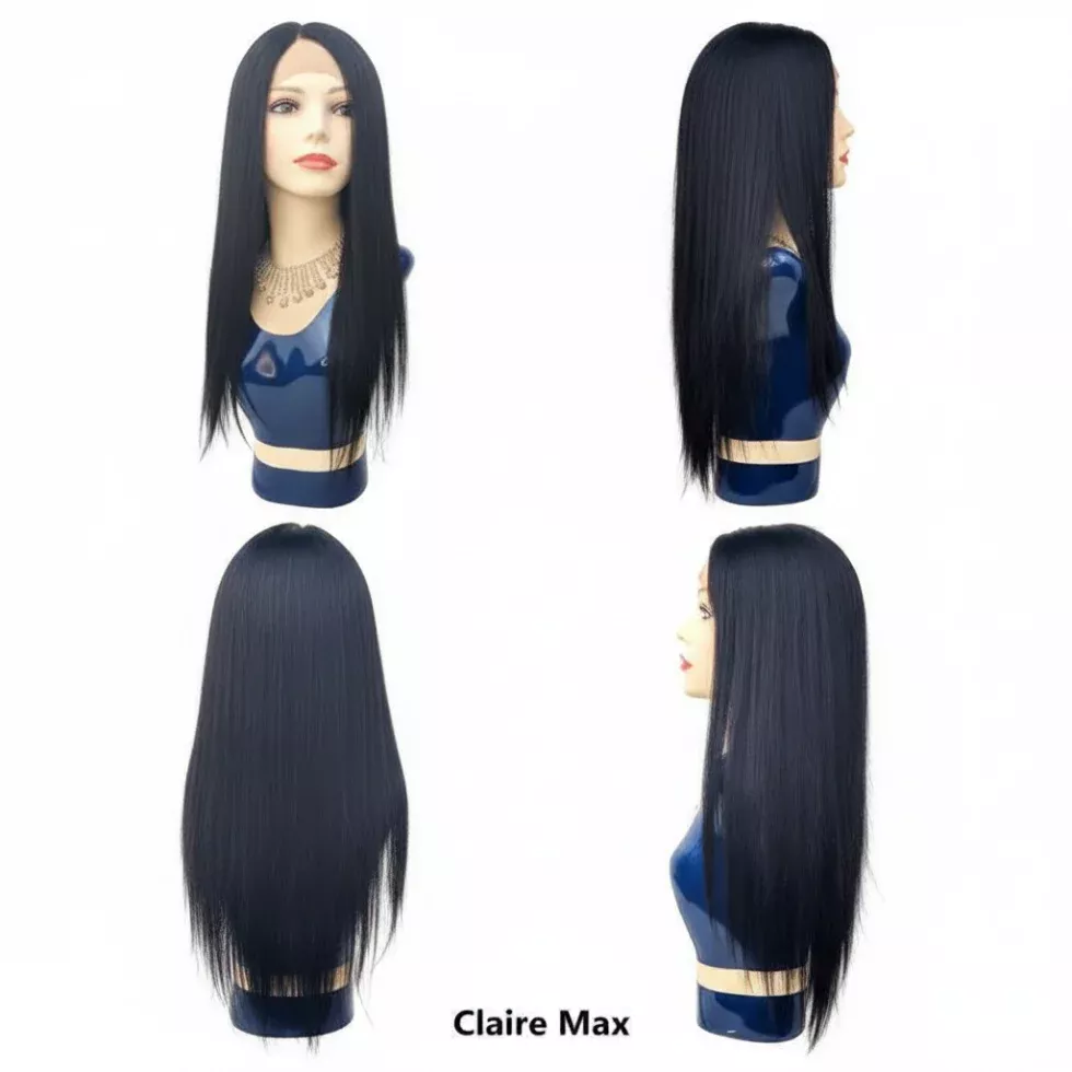 Dressmaker Wignus Virgin Brazilian Swiss Lace Parting Claire Max Human Hair Wig