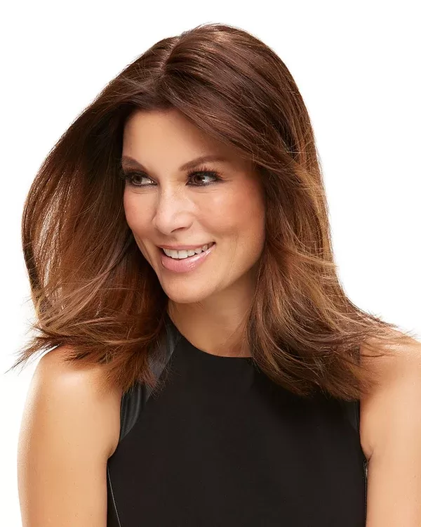 EasiPart HD 18 inch Monofilament Clip-in Crown Volumizer Topper by Jon Renau
