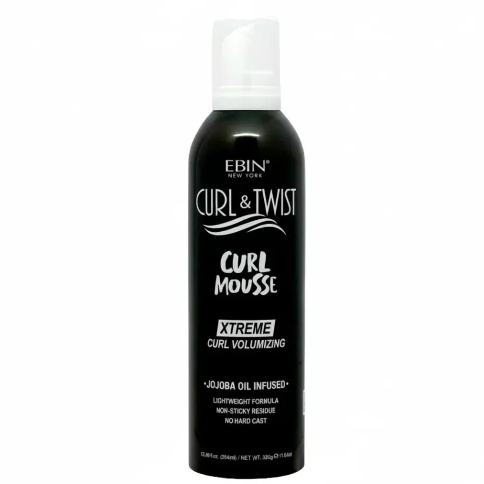 Ebin Curl & Twist Xtreme Curl Volumizing Mousse 354ml | Define & Enhance Curls