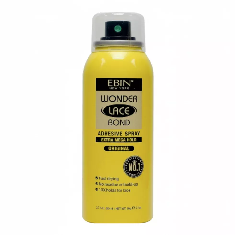 Ebin New York Wonder Lace Bond Adhesive Spray Extra Mega Hold 80ml | Original Travel Size