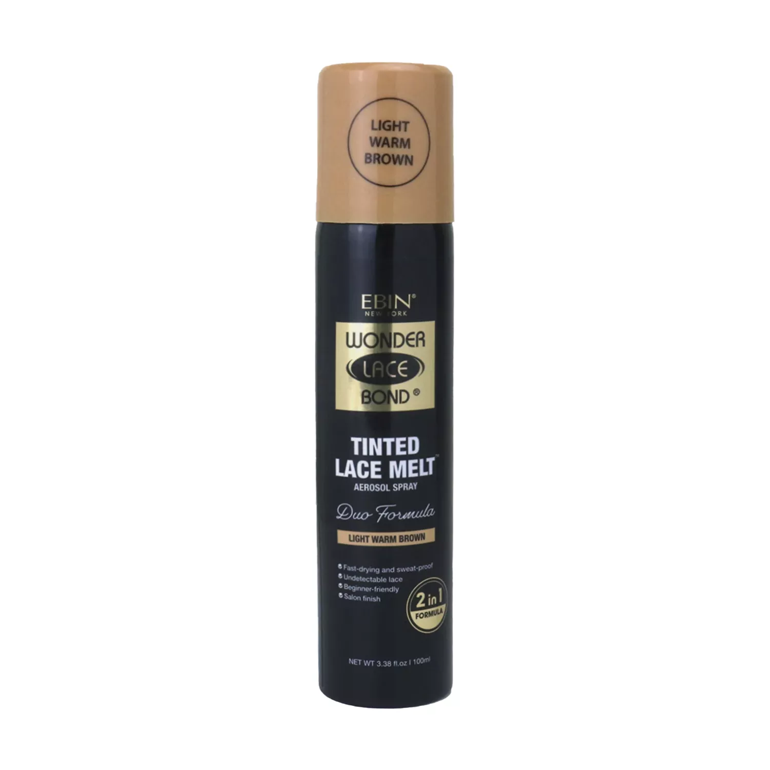 Ebin New York Wonder Lace Bond Tinted Lace Melt Aerosol Spray 3.38oz/ 100ml