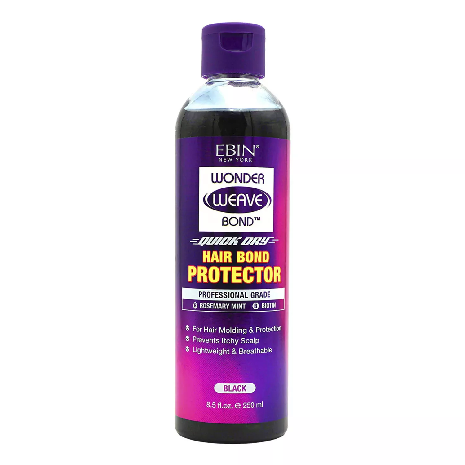 Ebin New York Wonder Weave Quick Dry Hair Bond Protector Black