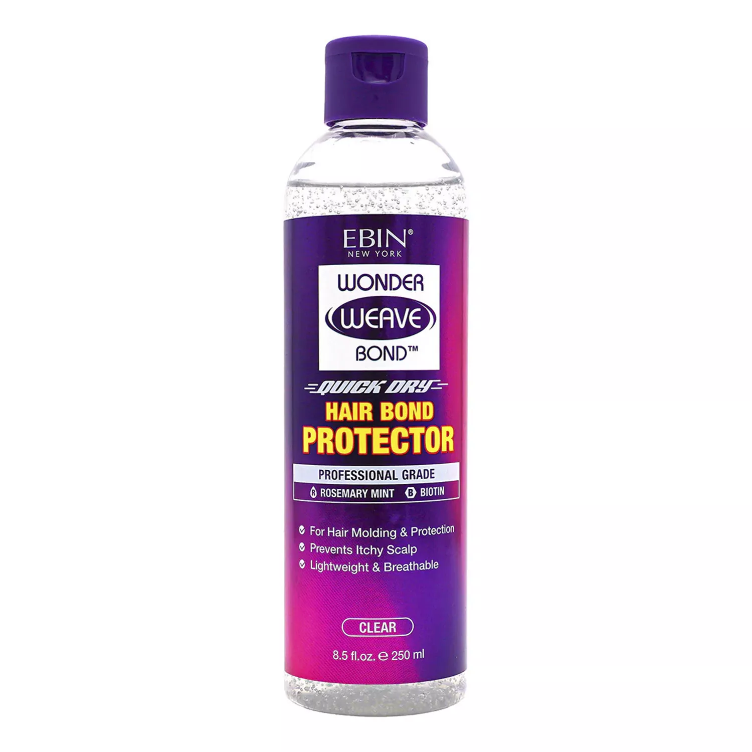 Ebin New York Wonder Weave Quick Dry Hair Bond Protector Clear