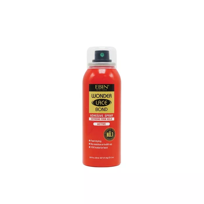 Ebin Wonder Lace Bond Wig Adhesive Spray - Extreme Firm Hold 2.82oz / 14.2oz