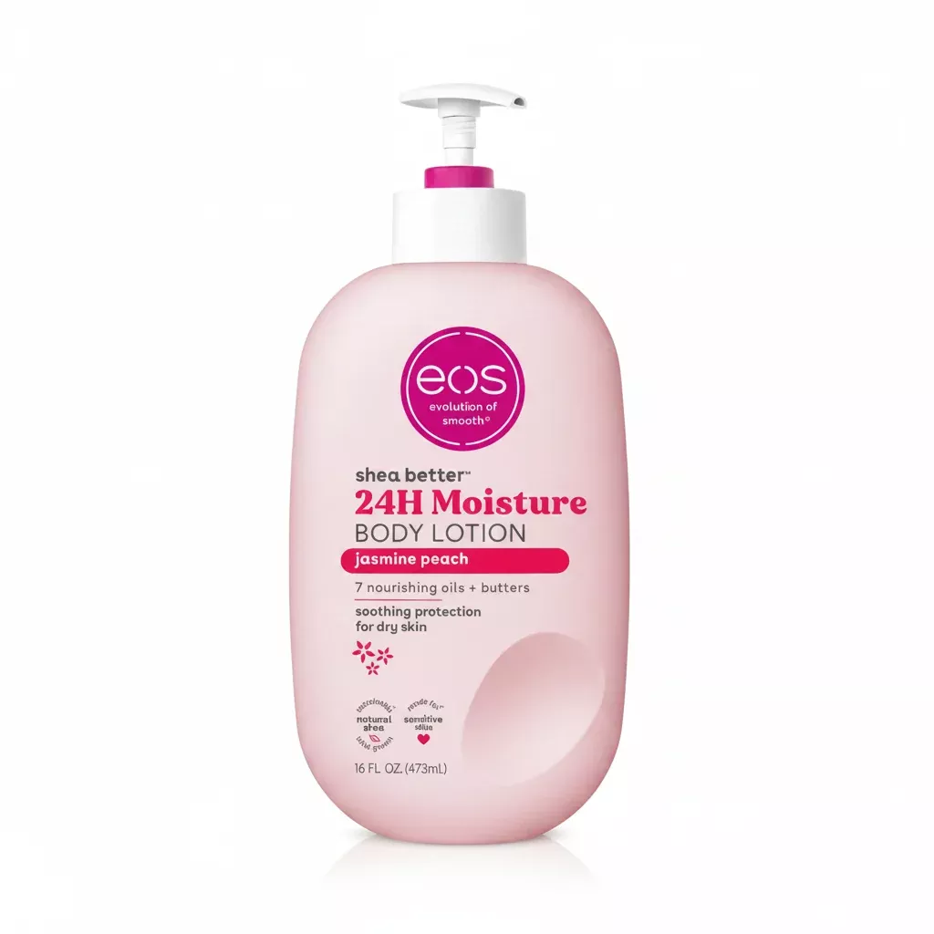 Eos Jasmine Peach Body Lotion 473ml | Hydrating Body Cream