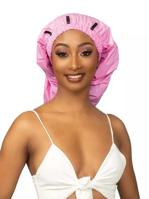 Esha Braid Shower Cap LONG & X-LONG with Three-Buttons