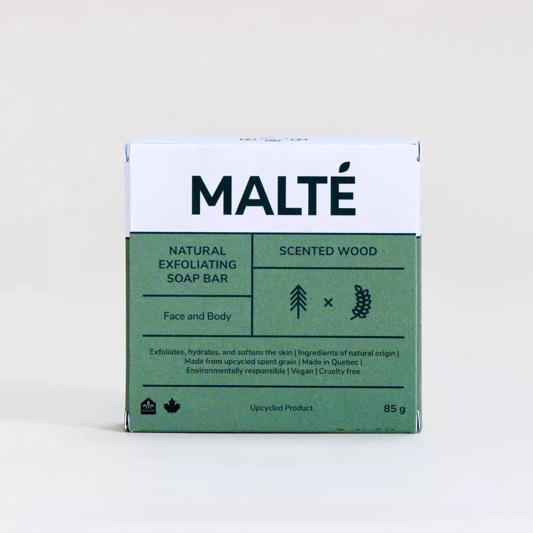 Exfoliating Soap Bar - Exfoliating & Moisturizing Scented Wood