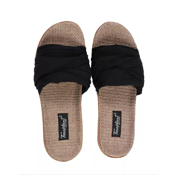 FACEPLANT BAMBOO HEMP SLIDES - BLACK