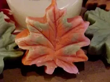 Fancy Maple Leaf Tarts 4 Cavity Silicone Mold 955