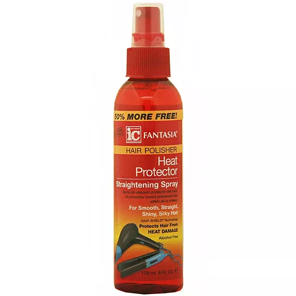 Fantasia IC Hair Polisher Heat Protector Straightening Spray 6oz
