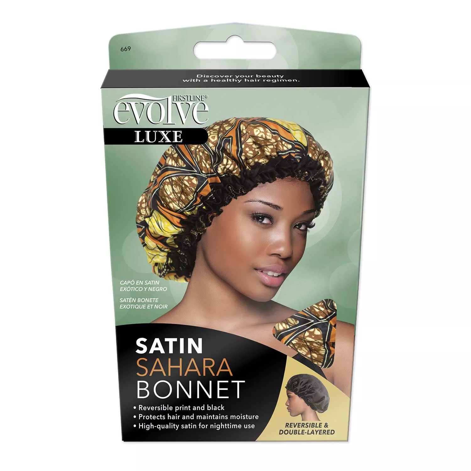 Firstline Evolve Luxe Satin Bonnet Sahara
