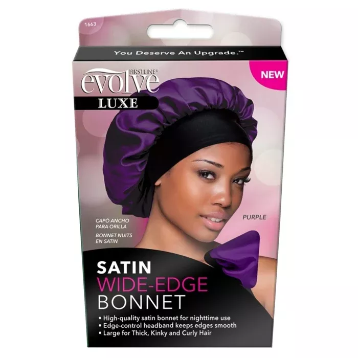 Firstline Evolve Satin Wide-Edge Bonnet - Purple