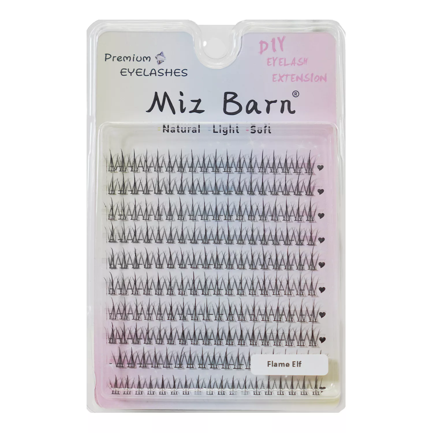 Flame Elf Natural Light Soft Diy Extension Eyelash