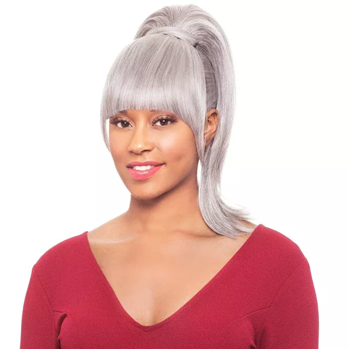 Foxy Silver Bang N Ponytail - DUET 1