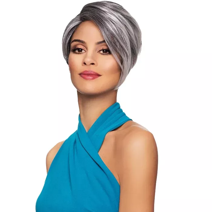 Foxy Silver Collection Fusion Heat Natural J-Part Lace Wig - THERESA