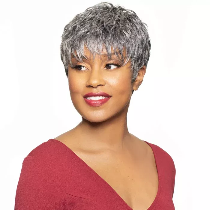 Foxy Silver Full Wig - HATTIE