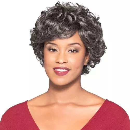 Foxy Silver Human Hair Wig HENSON