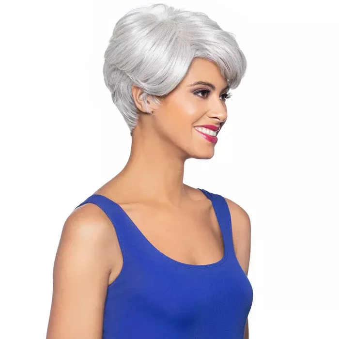 Foxy Silver Natural Lace Top Full Wig - COLLINS