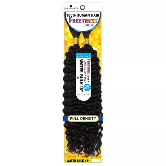 Freetress 100% Human Hair Braid - WATER BULK 18