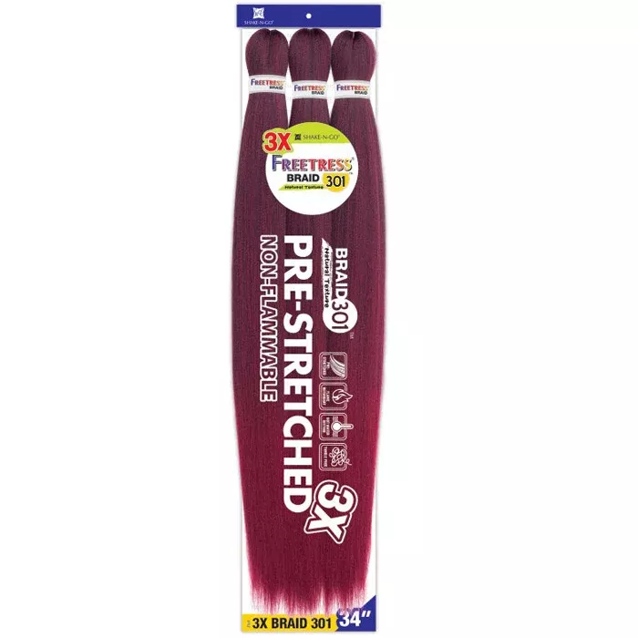 Freetress Braid - 3X Pre-Stretched Braid 301 34 Inch