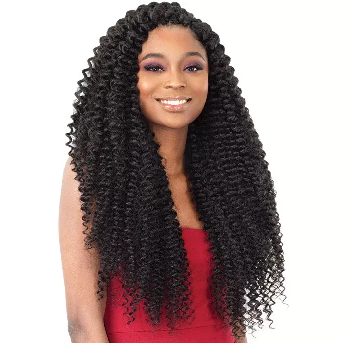 Freetress Braid Pre-Looped Crochet Braid - 3X PEARL CURL 18"