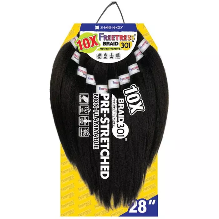 Freetress Braid Pre-Stretched Crochet Braids - 10X BRAID 301 18"